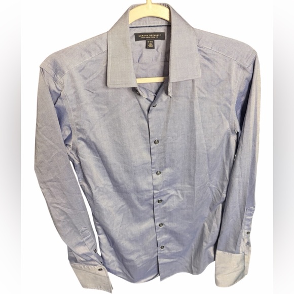 Banana Republic Men's Light Blue Dress Shirt - Picture 1 of 8